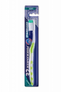 Щетка зубная 32 ЖЕМЧУЖИНЫ STANDARD К852 M Модум