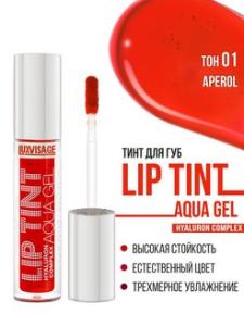Тинт для губ LIP TINT AQUA GEL LUXVISAGE оранжевый 01 aperol увлажнение