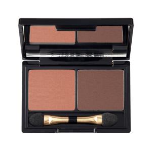 Тени для век двухцветные Duo CHARME коричневый 7 бежевые матовые