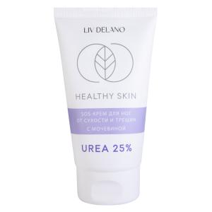 SOS-крем для ног Green care  увлажнение ранозаживляющий 25% мочевина Liv Delano