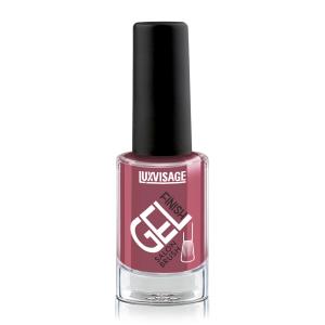 Лак для ногтей GEL finish LUXVISAGE розовый 14 темный пепельно-розовый  
