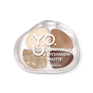 Палетка теней для век Y.O.U. Really Brilly тон 02 Platinum 8,3 гр Relouis