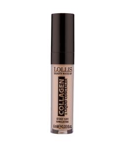 Консилер для кожи вокруг глаз LOLLIS с коллагеном Collagen Concealer 01 Меркер Косметика