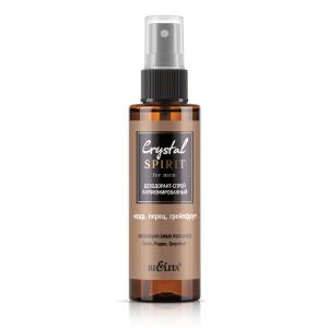Дезодорант-спрей Crystal Spirit мужской парфюмированный Кедр, перец, грейпфрут 110мл Белита