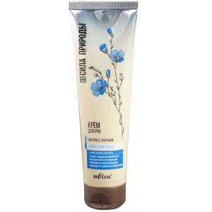 Крем для рук СИЛА ПРИРОДЫ экспресс-питание с маслом льна, 100 мл Белита