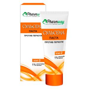 Паста для волос 1%  Pharmway Сульсена от перхоти  1%  дисульфида селена BITЭКС