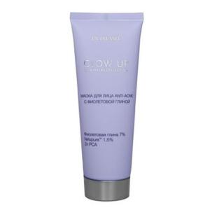 Маска для лица Glow up Anti-acne с фиолетовой глиной Liv Delano