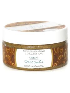 Скраб для тела Кофе-карамель натуральный антицеллюлитный 250мл Маджести